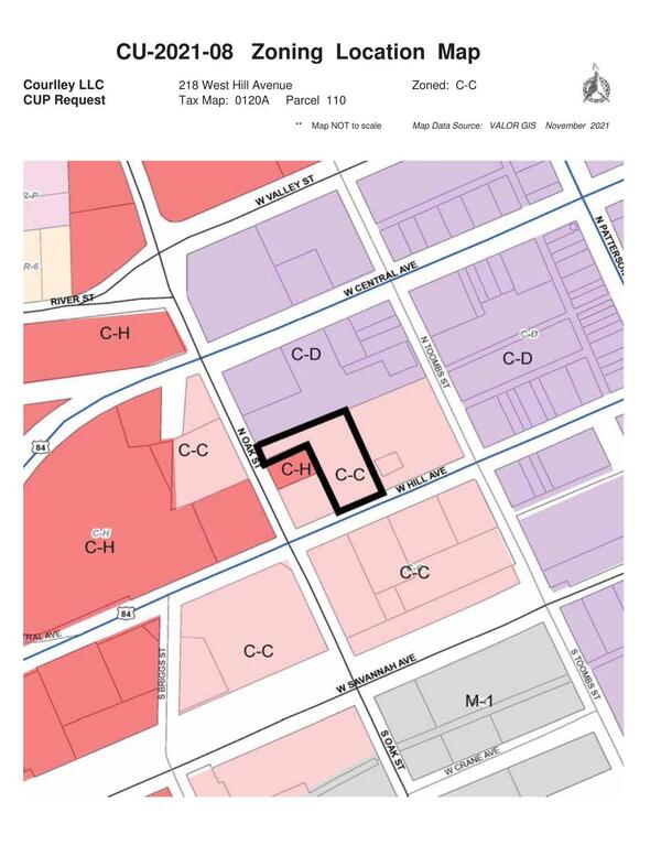 Zoning Location Map