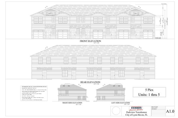 Elevation drawings