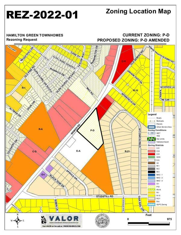 Zoning Location Map