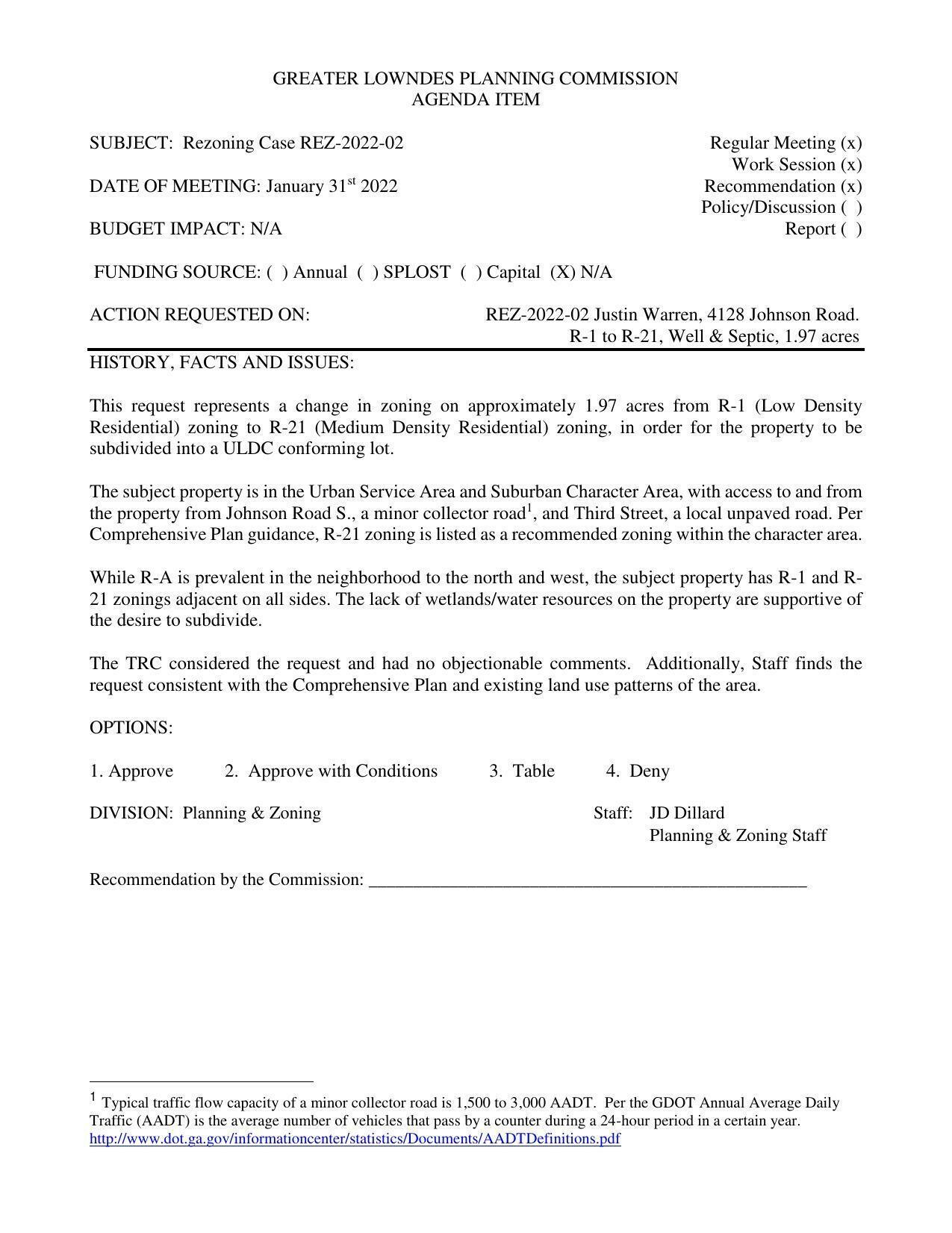 for the property to be subdivided into a ULDC conforming lot.