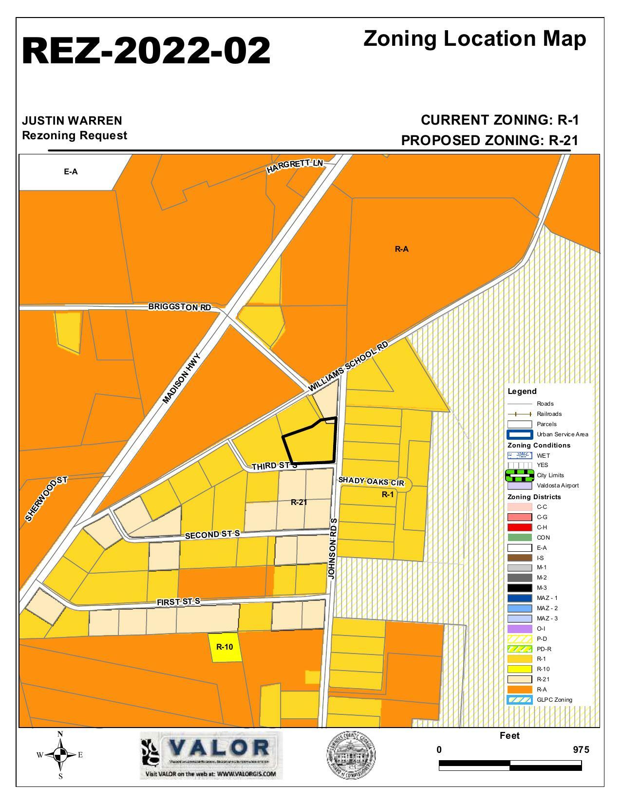 Zoning Location Map