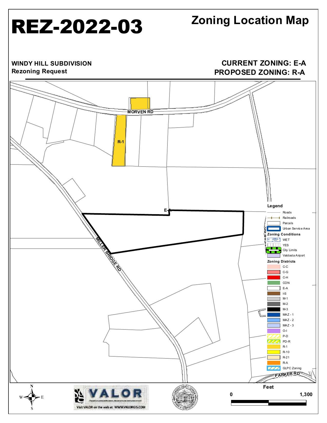 Zoning Location Map