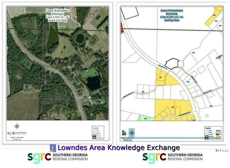 Land Use and Rezoning maps, DA-21-01, GLPC 2022-01-31