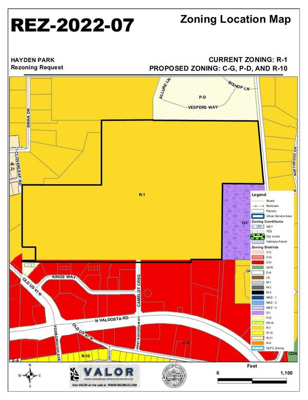 Zoning Location Map