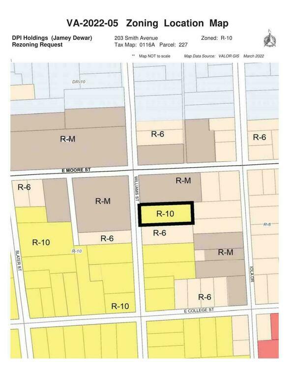 Zoning Location Map