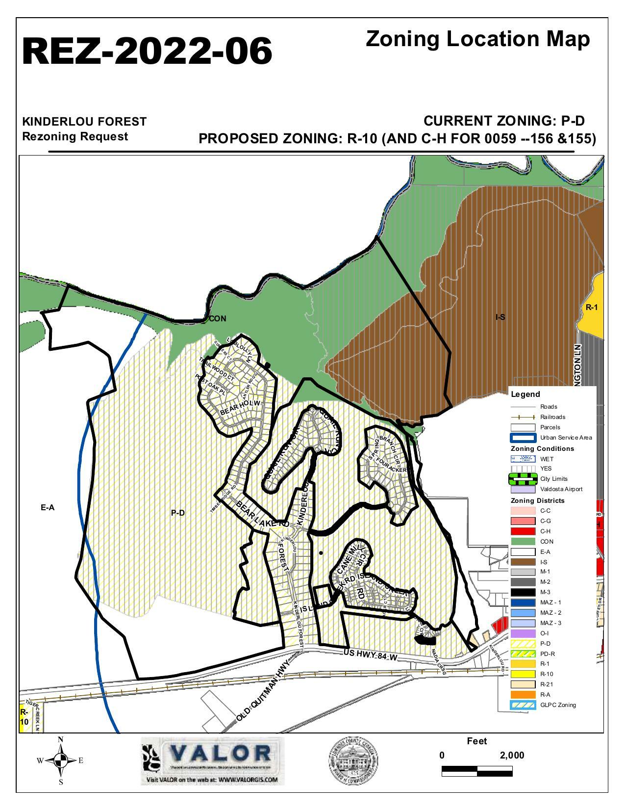 Zoning Location Map