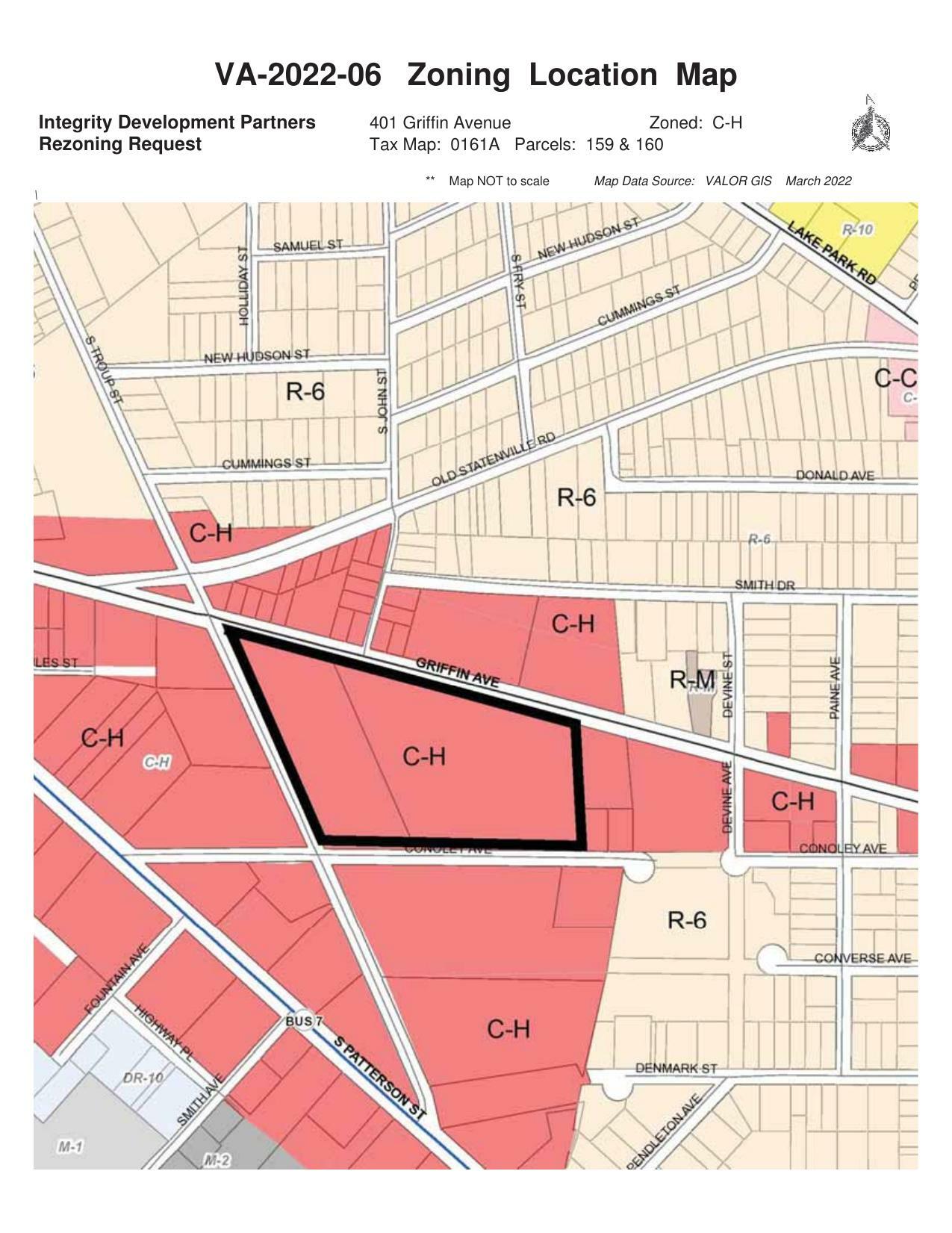 Zoning Location Map