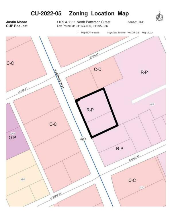 Zoning Location Map