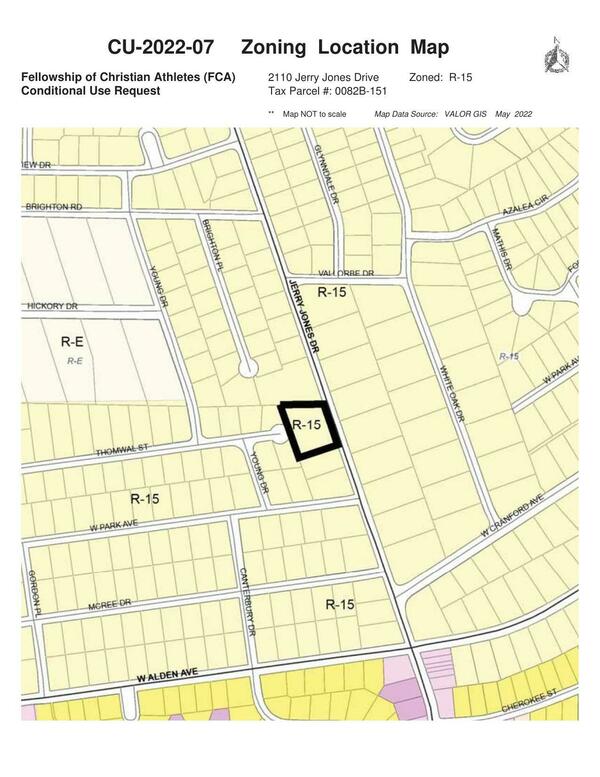 Zoning Location Map