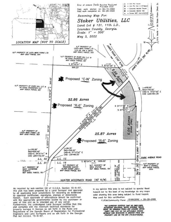 Rezoning Map