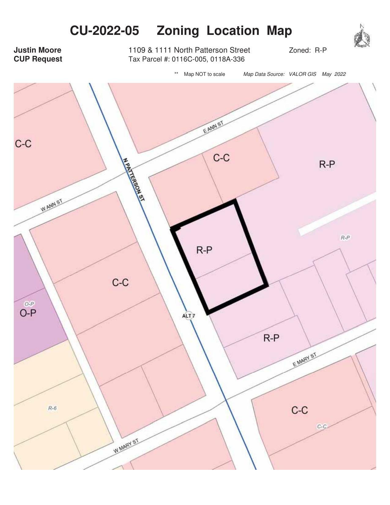 Zoning Location Map