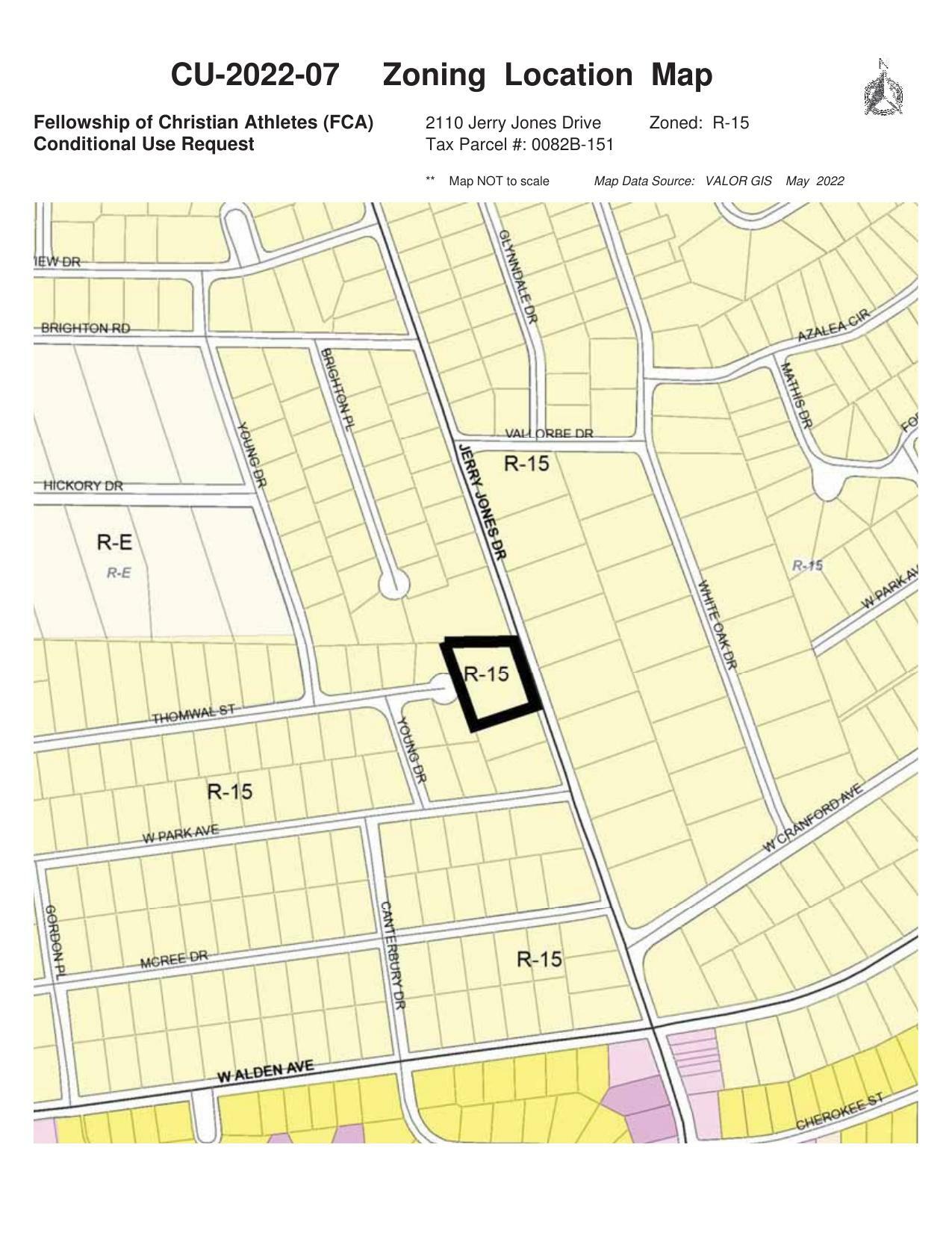 Zoning Location Map