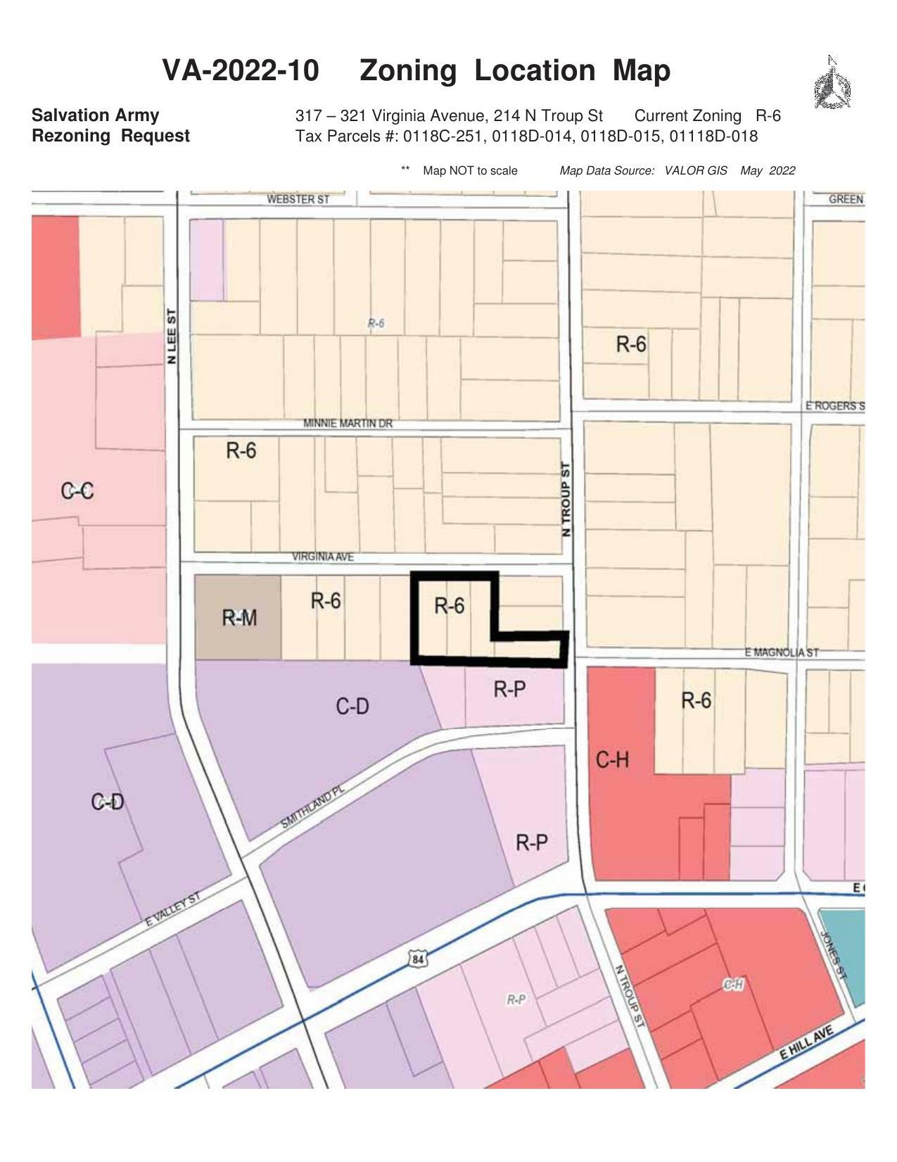 Zoning Location Map