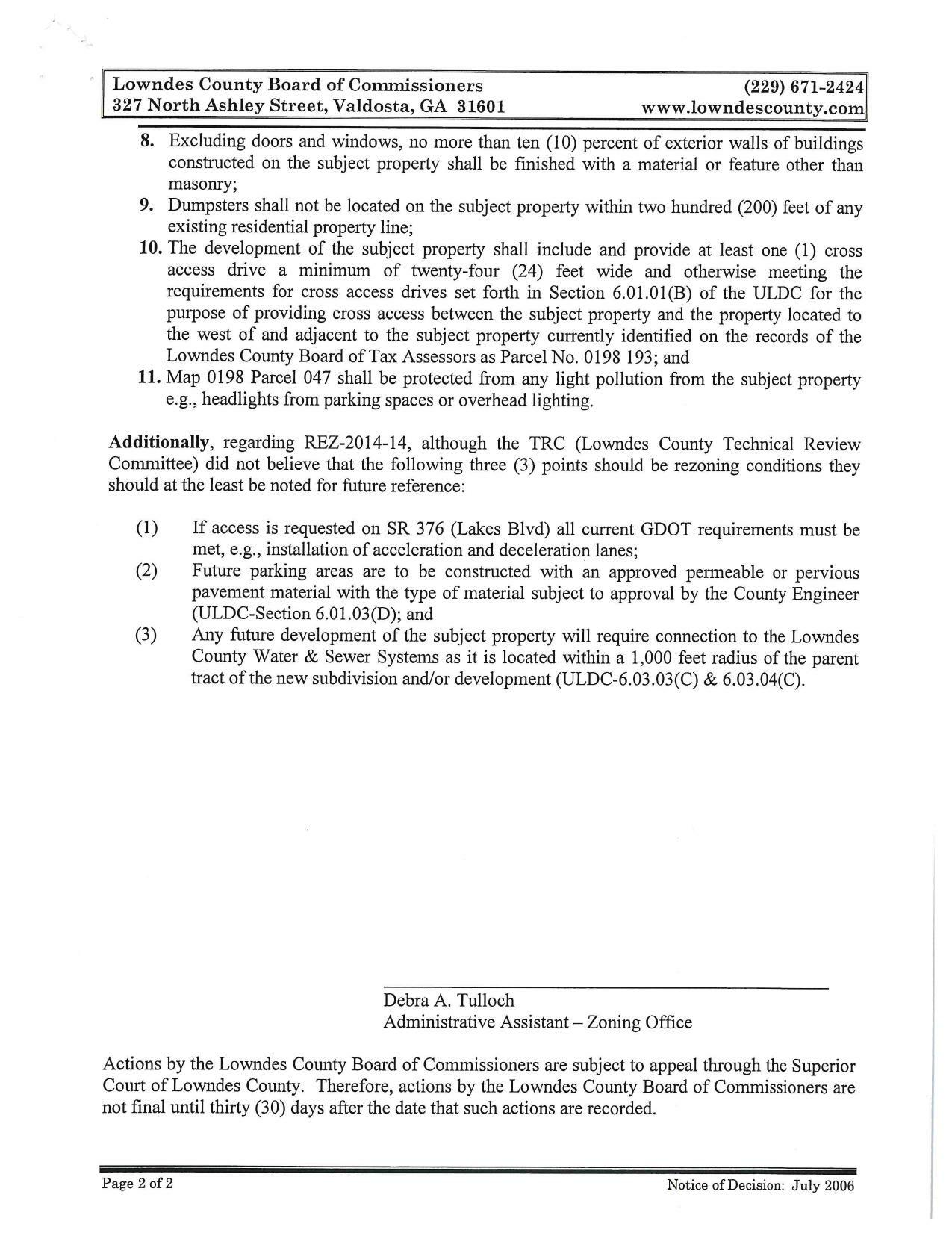 2014 rezoning decision (2 of 2)