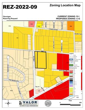 [Zoning Location Map]