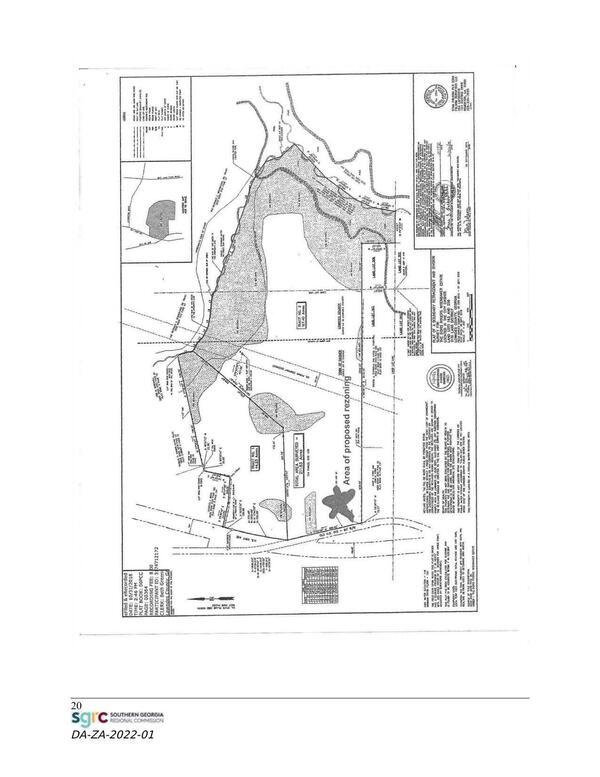 Map: Area of proposed rezoning