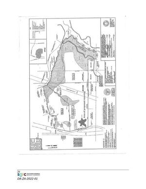 [Map: Area of proposed rezoning]