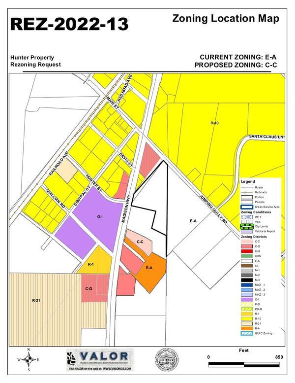 Zoning Location Map