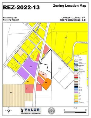 [Zoning Location Map]