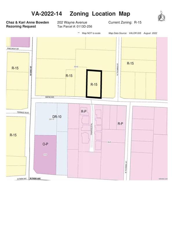 Zoning Location Map