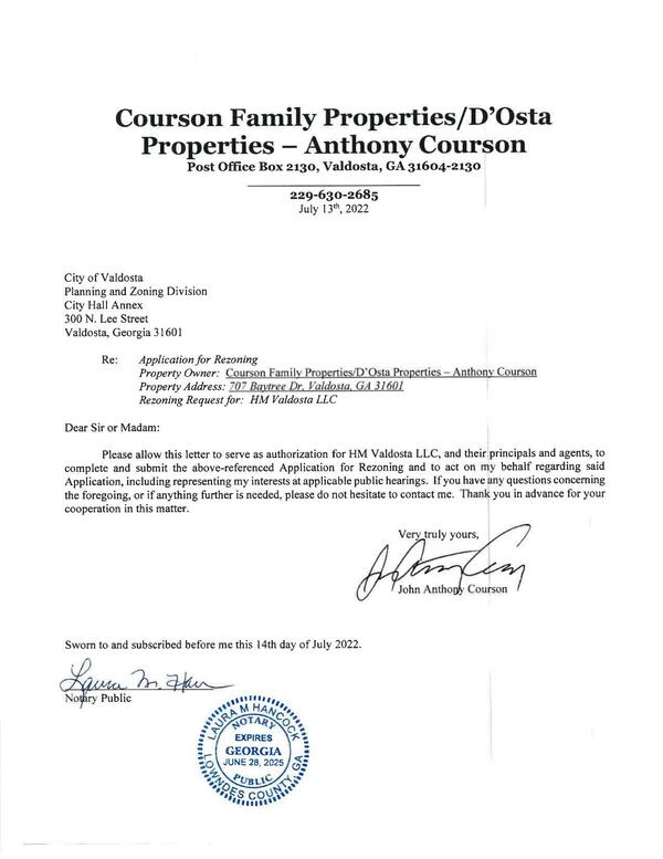Please allow this letter
