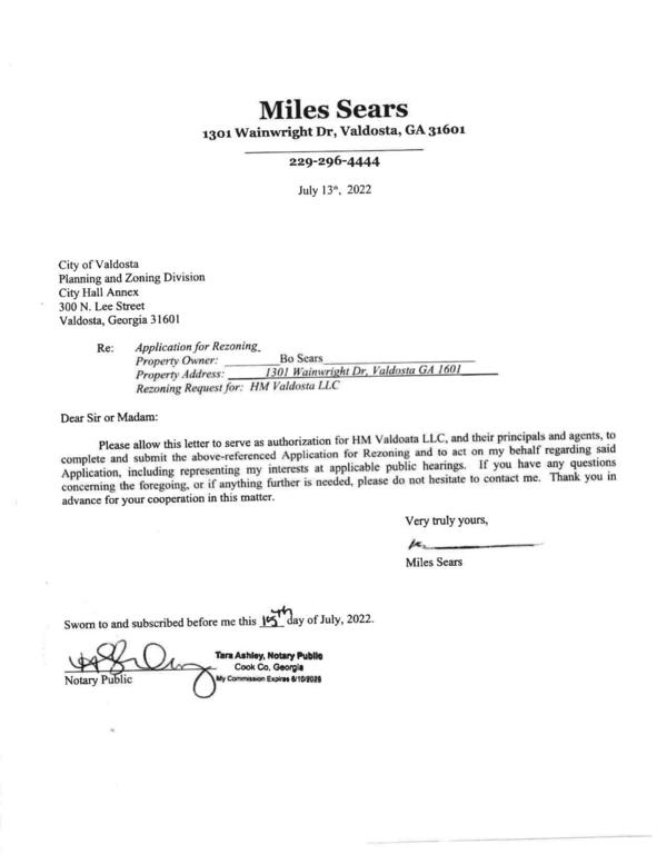 Please allow this letter