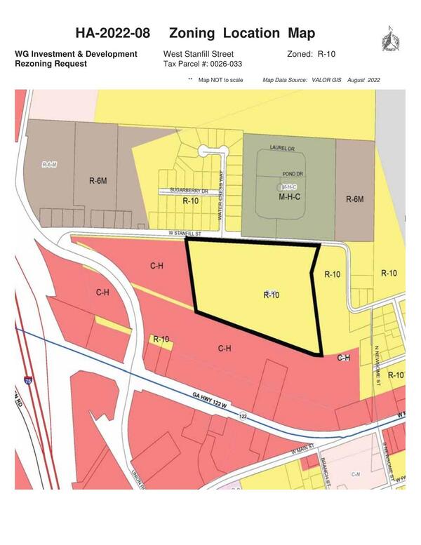 Zoning Location Map