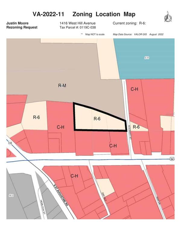 Zoning Location Map