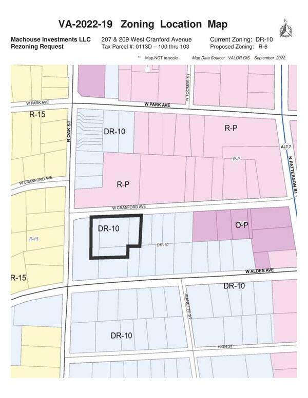 Zoning Location Map