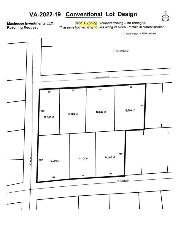 Conventional Lot Design Plat DR-10 Zoning