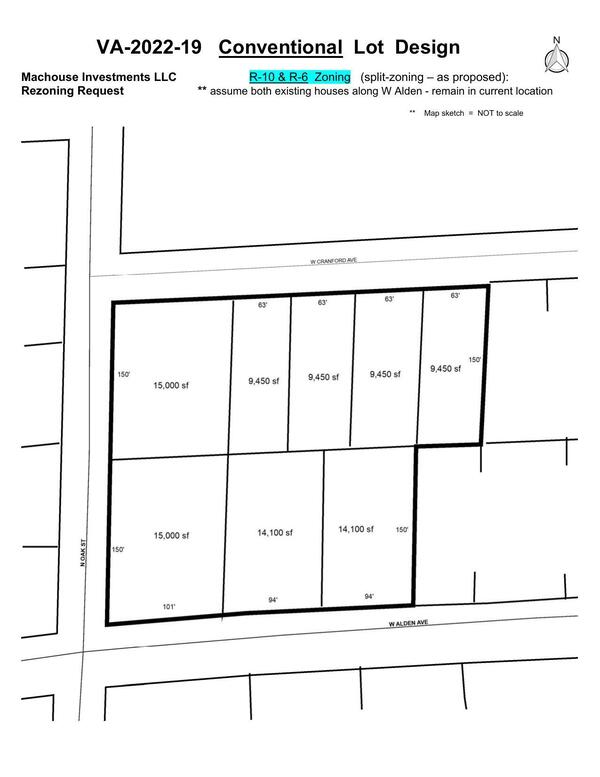 Conventional Lot Design Plat S-10 & R-6 Zoning