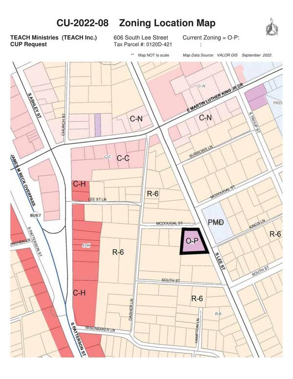 Zoning Location Map