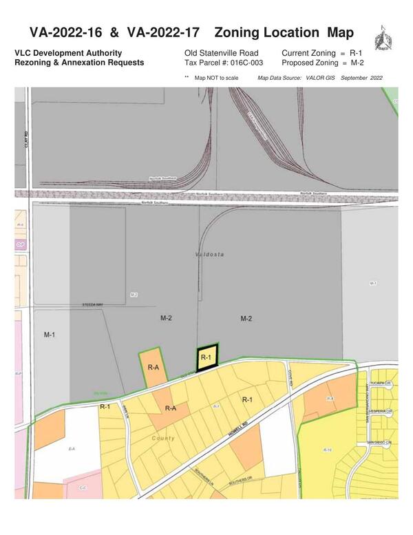 Zoning Location Map