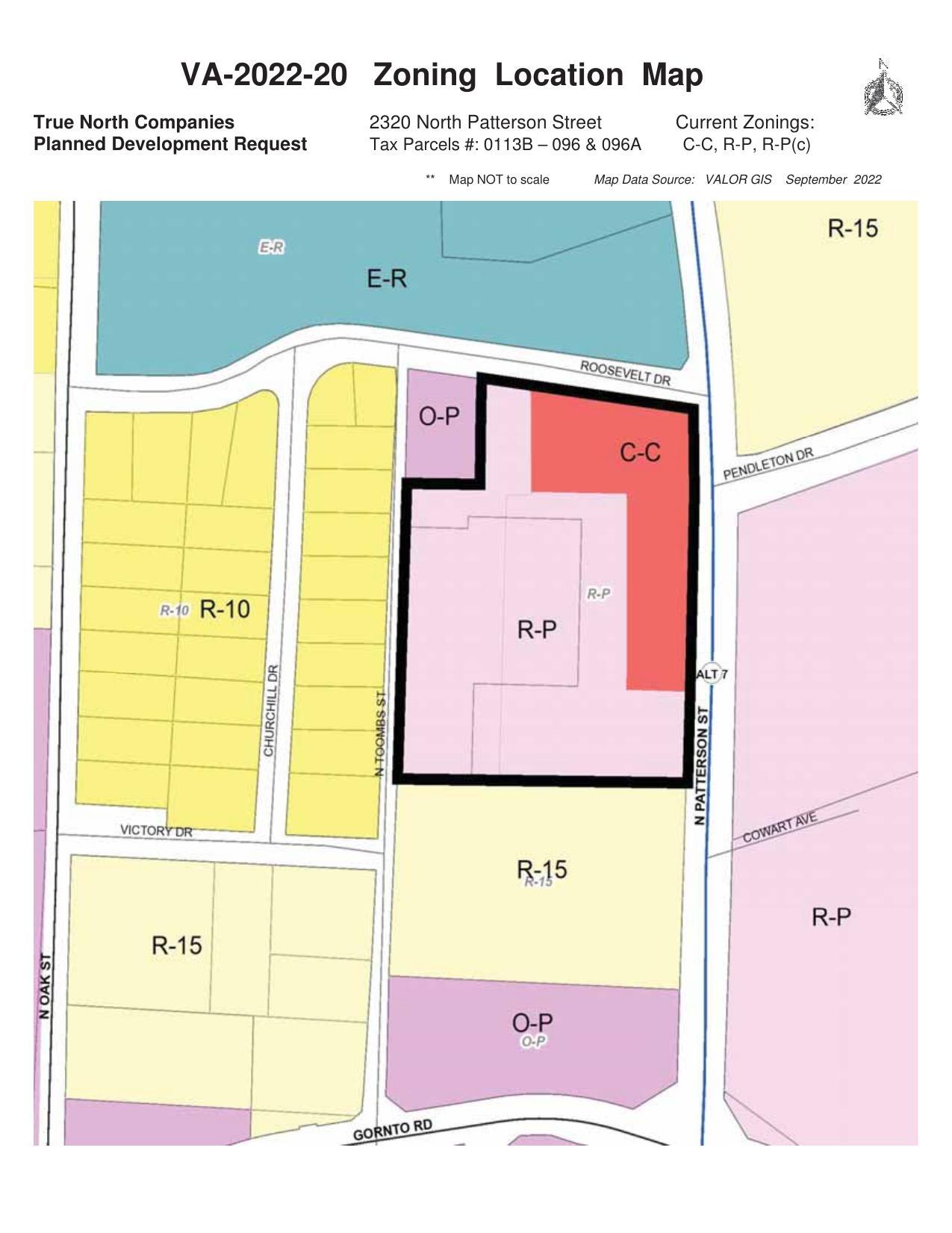 Zoning Location Map