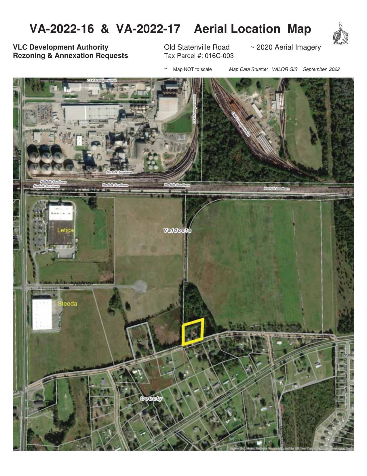 Aerial Location Map