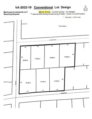[Conventional Lot Design Plat DR-10 Zoning]