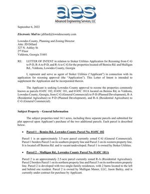 [Letter of Intent from ASA for Stoker Utilities]