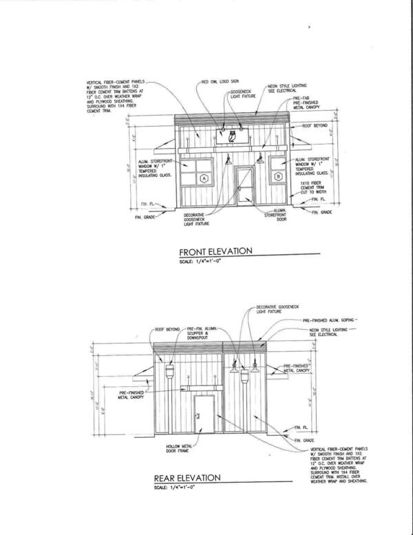 Front and Rear Elevation