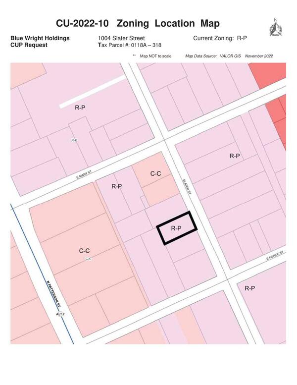 Zoning Location Map