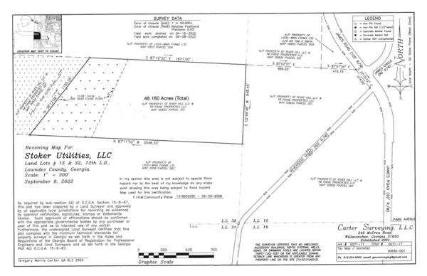 Survey rezoning map