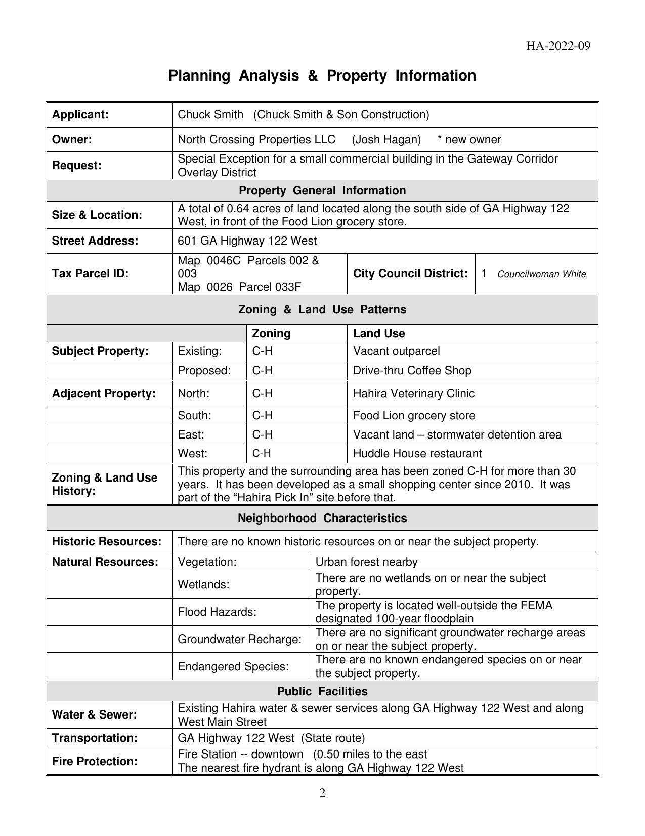 Applicant: Chuck Smith (Chuck Smith & Son Construction)