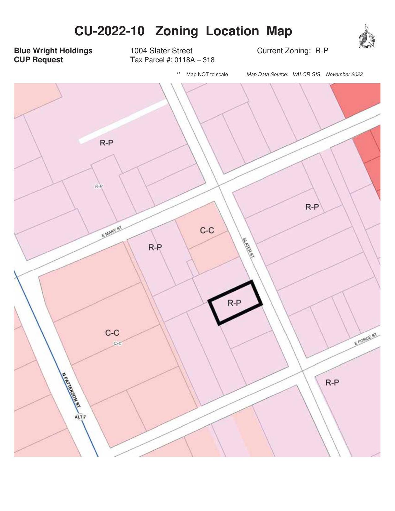 Zoning Location Map