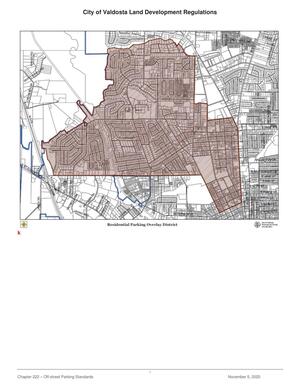 [Map: Residential Parking Overlay]