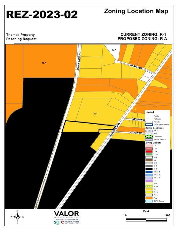 Zoning Location Map