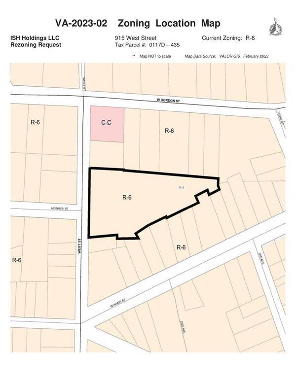 Zoning Location Map