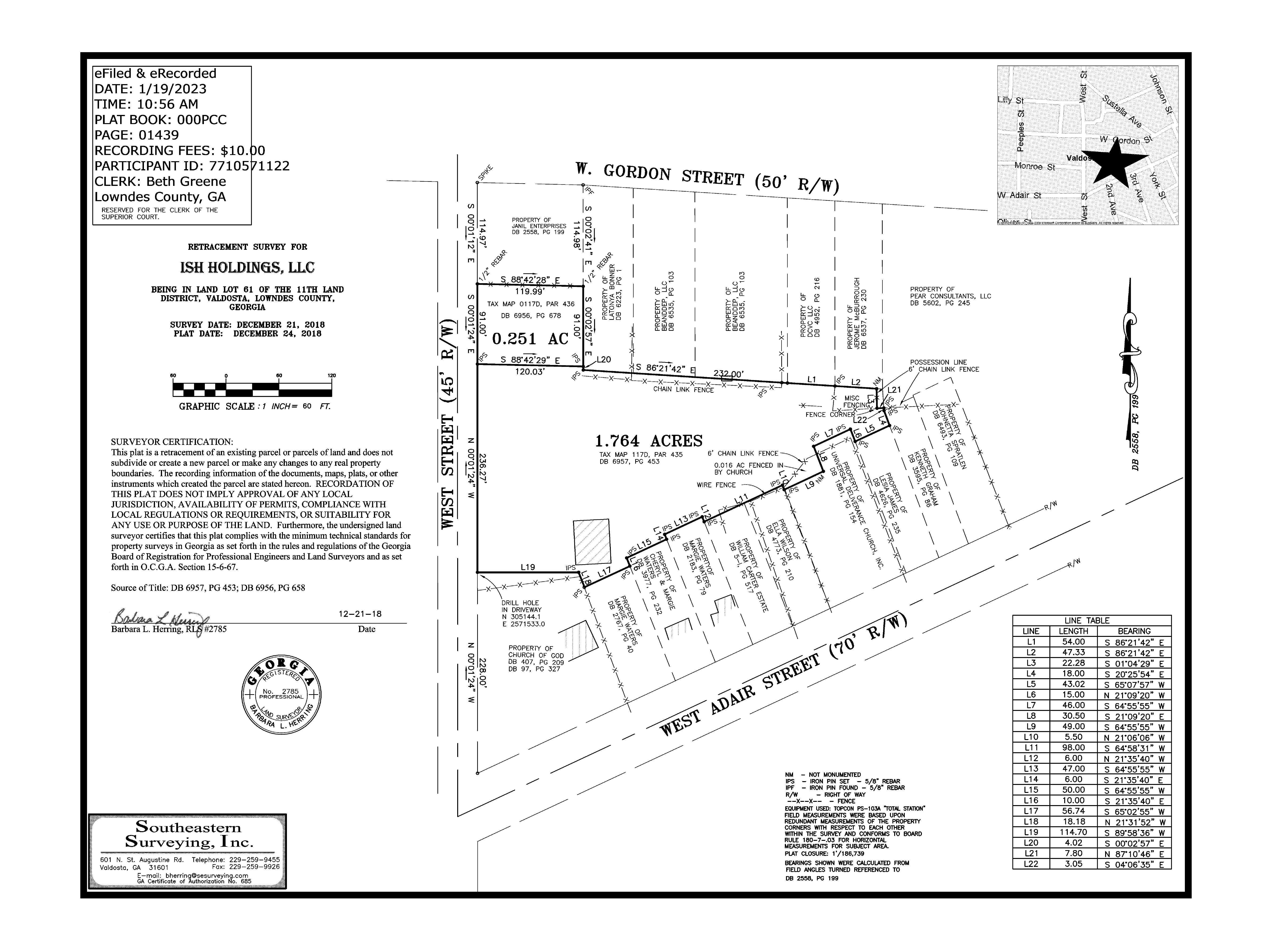 Survey Plat