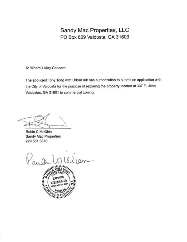 Letter of Authorization