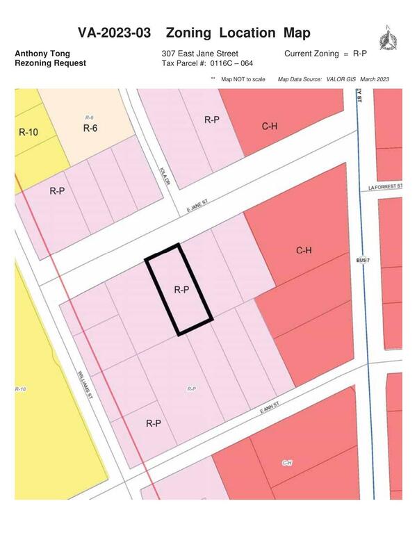 Zoning Location Map