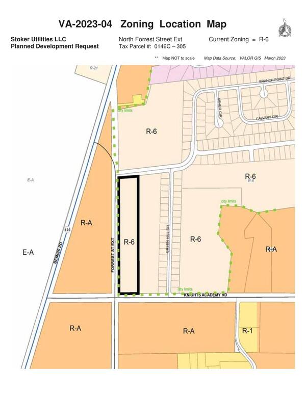 Zoning Location Map