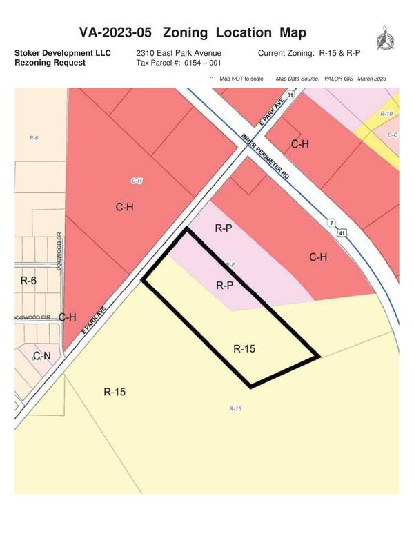 Zoning Location Map